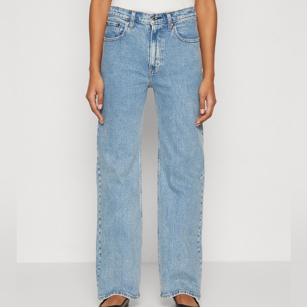 Abercrombie The Loose High Rise Jeans 25 Light Wash